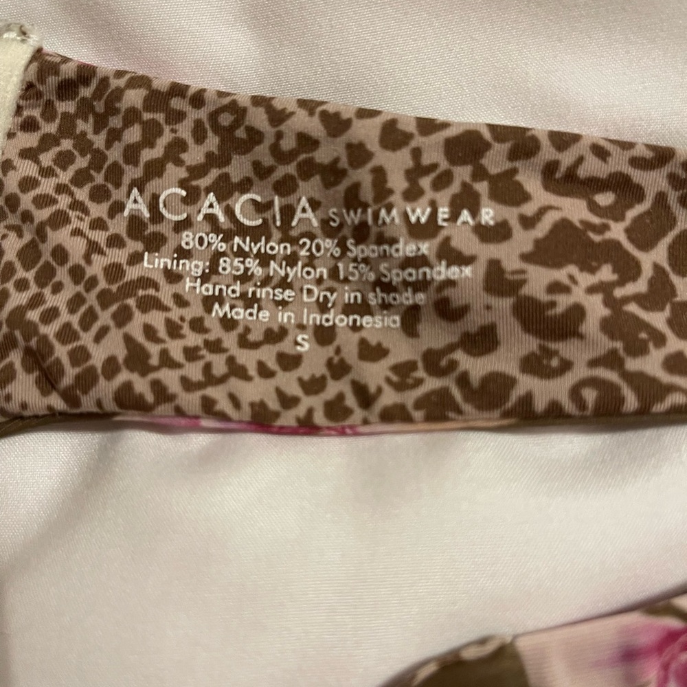 ACACIA SWIM CAPSULE ALOHA PRINT. SIZE SMALL $200 - Picture 4 of 8
